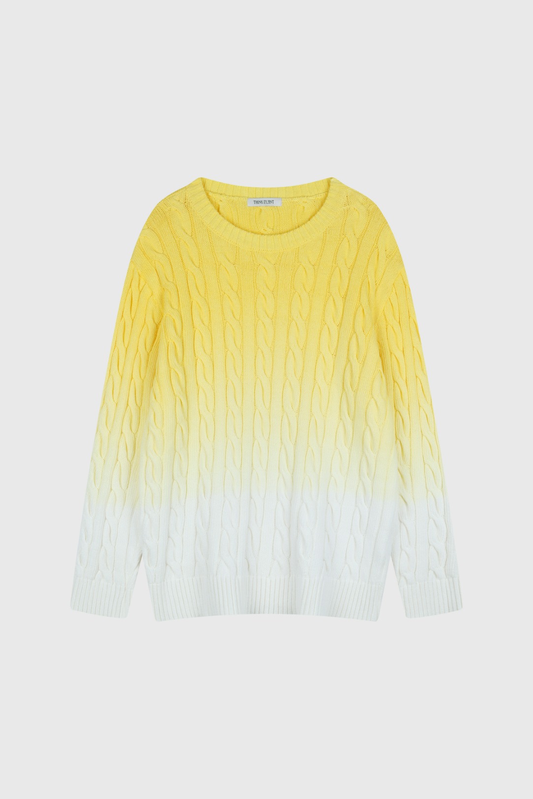 DYED CABLE KNIT