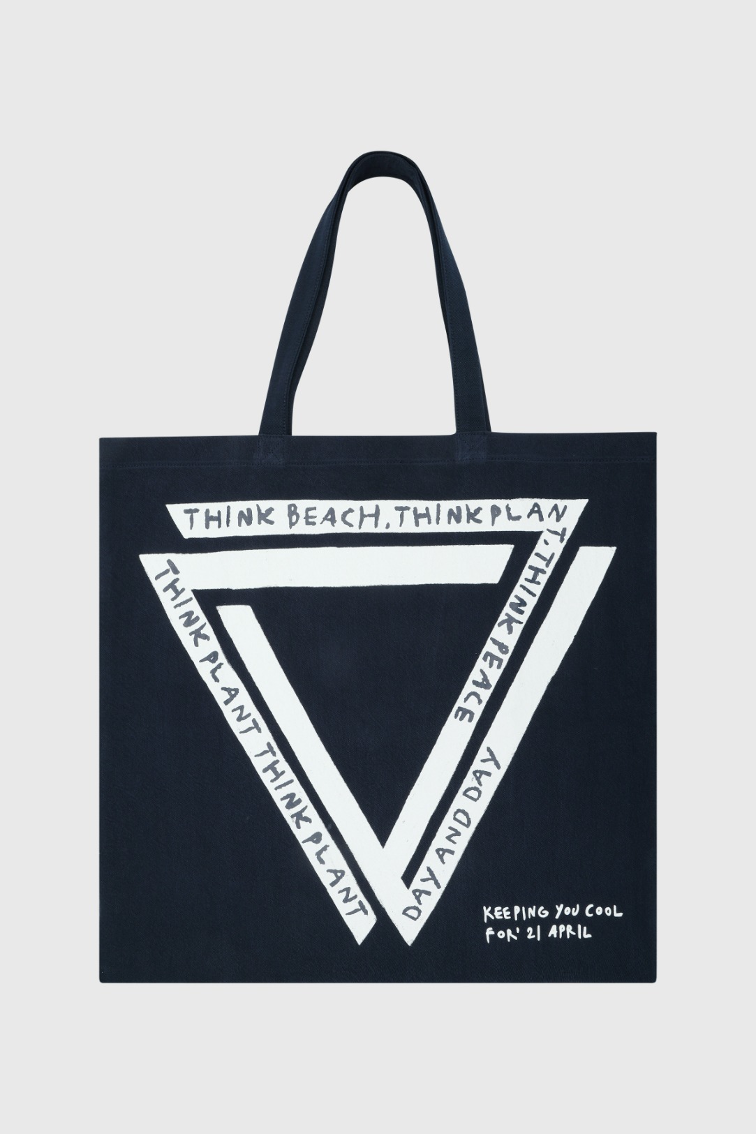 LETTERING PRINTED ECO BAG (XL SIZE)