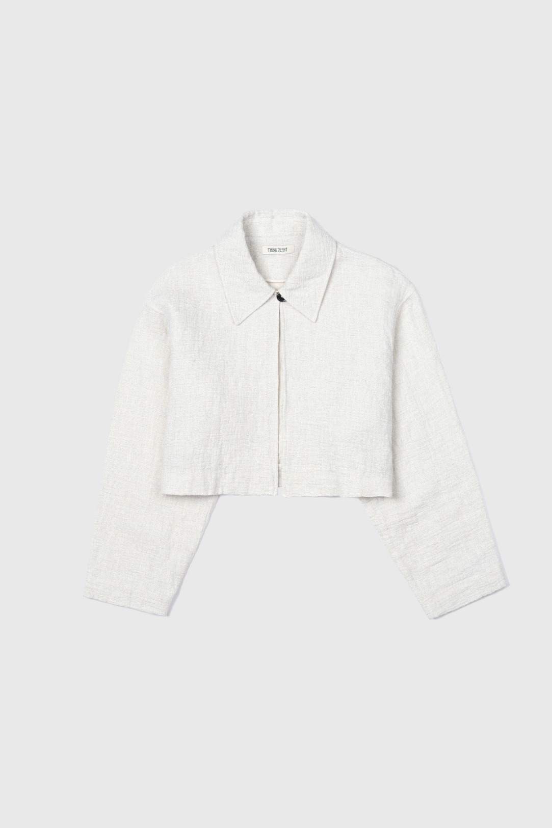 LINEN CROPPED JACKET